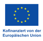 Europaflagge - Logo Kofinanziert von der Europäischen Union